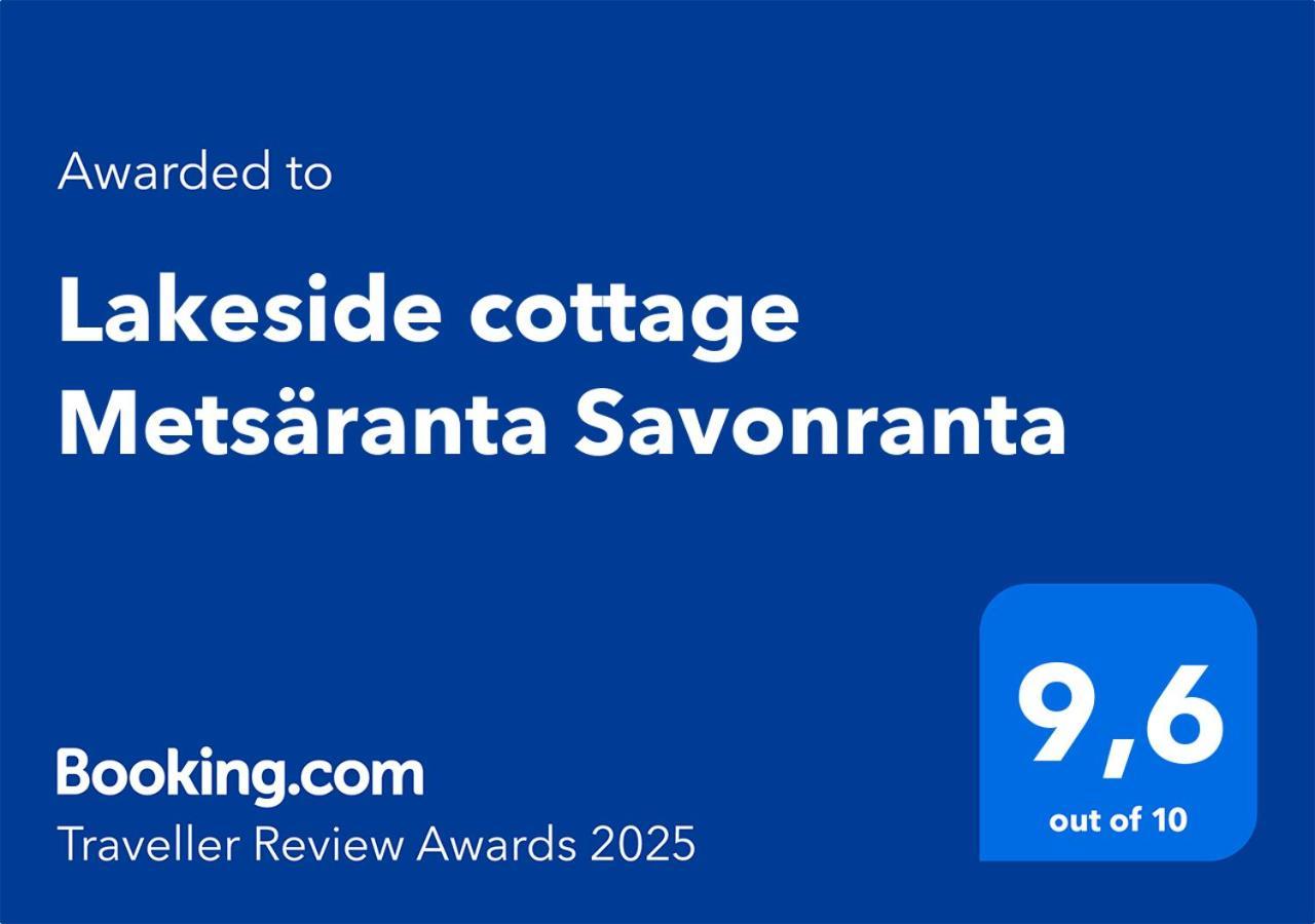 Lakeside Cottage Metsaeranta Savonranta Exterior foto